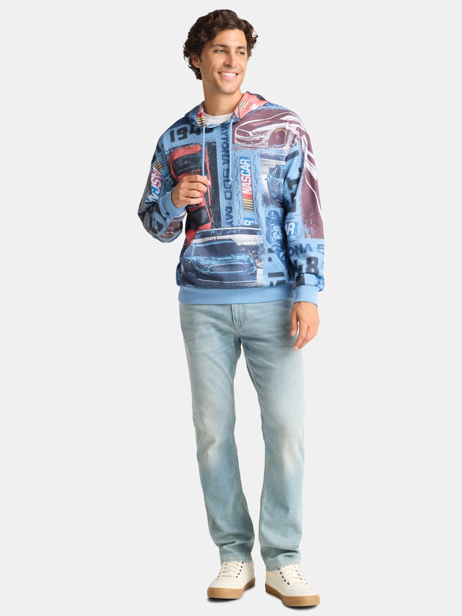 Nascar Men's & Big Men's Graphic Hoodie Sweatshirt, Sizes XS-3XL