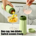 thumbnail image 4 of Vaso de silicona 2 en 1 para hacer hielo, portátil, congelador, molde para hielo, vaso térmico, botella de hielo reutilizable de grado alimenticio para café helado, whisky, bebidas frías de verano en, 4 of 6
