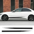 thumbnail image 7 of Pebbuoy 1 Pair Car Side Body Sticker PVC Waterproof UV-resistant Self-adhesive Universal SUV Vehicle Auto Body Decoration Trim Decal Car Exterior Accessories, 7 of 7