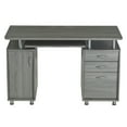 thumbnail image 6 of Techni Mobili Complete Adult Computer Workstation with Cabinet and Drawers, 30" H, Gray RTA-4985-GRY, 6 of 11