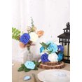 thumbnail image 3 of Flores de rosas artificiales, 25 piezas de flores decorativas de rosas falsas con tallos TUNC Sencillez, 3 of 5