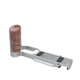 thumbnail image 3 of For Quick Release L Plate Wooden Side Handle Bracket Handgrip Digital Camera Tripod Accessories Silver, 3 of 3