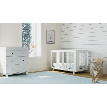 Storkcraft Beckham 3 Drawer Changing Table Dresser, White