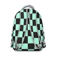 thumbnail image 3 of Retro Plaid Student Backpack - Waterproof Lightweight Daypack with Spinal Support & Stylish Farmhouse Print for Teens, 3 of 6