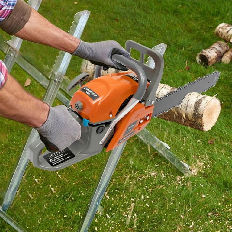 Rosyouth Gasoline Chainsaw 58cc 2-Stroke, 20'' Guide Bar, Heavy