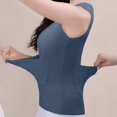 thumbnail image 4 of Timegard Plus Size Tops for Women Sleeveless Round Neck Seamless Comfy Thermal Underwear Casual Tank Tops, 4 of 7
