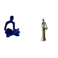 thumbnail image 1 of Colección De Esculturas De Figuras De Pensadores Abstractos Para Oficinas, Bares, Bodas Y Estatuas De Damas Tribales Africanas, Adorno Decorativo Ligero Para El Hogar Y Hoteles., 1 of 8