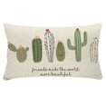thumbnail image 1 of PENGXIANG 30cm x 50cm Taie d'Oreiller Lavable Machine Multi-Usage Polyester Cactus Impression Housse de Coussin pour la Vie Quotidienne, 1 of 12