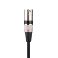 thumbnail image 3 of EIGTHTAIL 5.9ft DMX Stage DJ Cable XLR 3Pin Male to Female Connector Wire (Yellow) Audio Equipment, 3 of 8