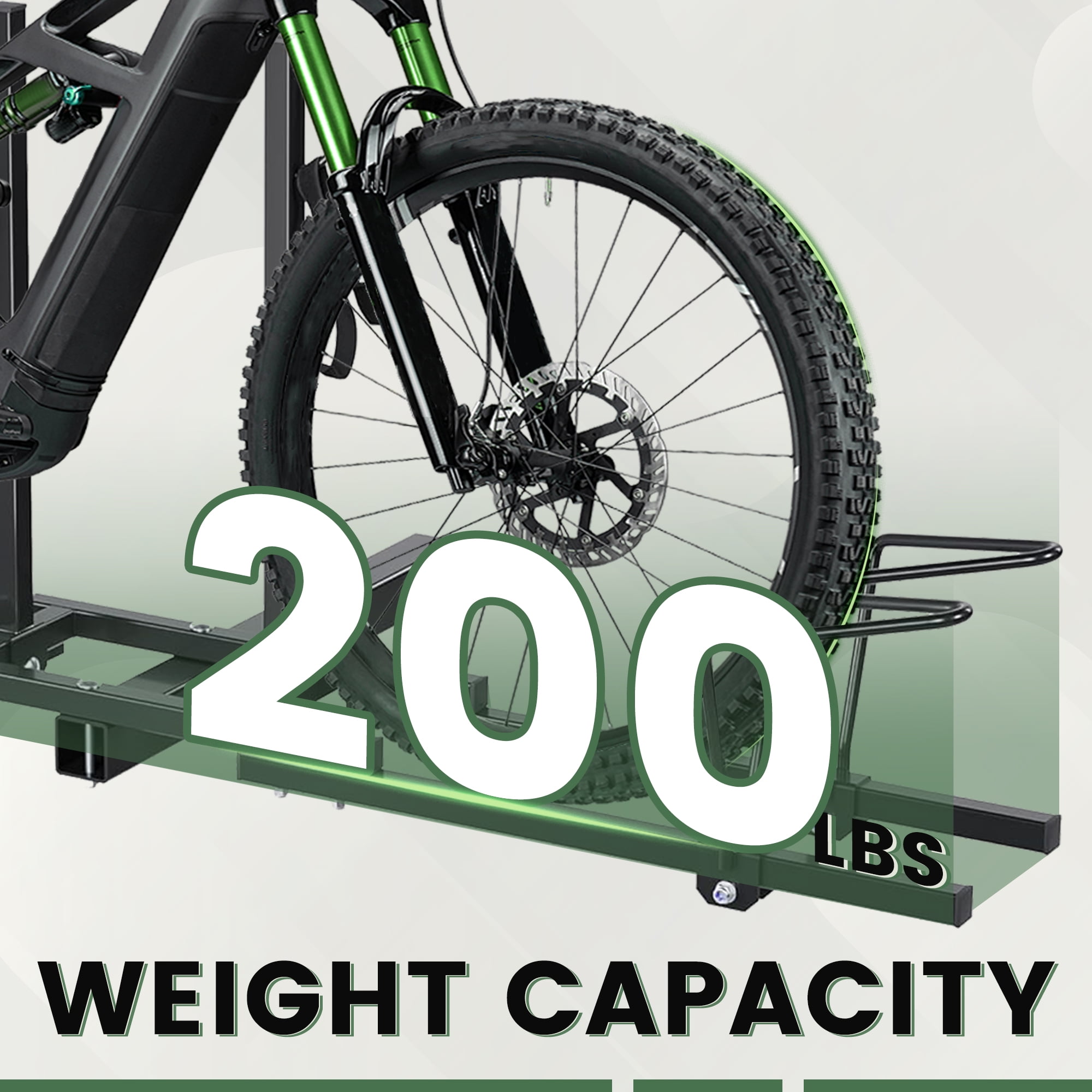 Kojem 2 Bicycle Hitch Mount Bike Rack Carrier Platform for 2'' Receiver Trucks SUV Heavy Duty
