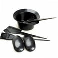 thumbnail image 4 of UPGRATOR 1Set Hair Coloring Comb Set with Brushes Bowl and Earmuffs for Home Use Black, 4 of 8