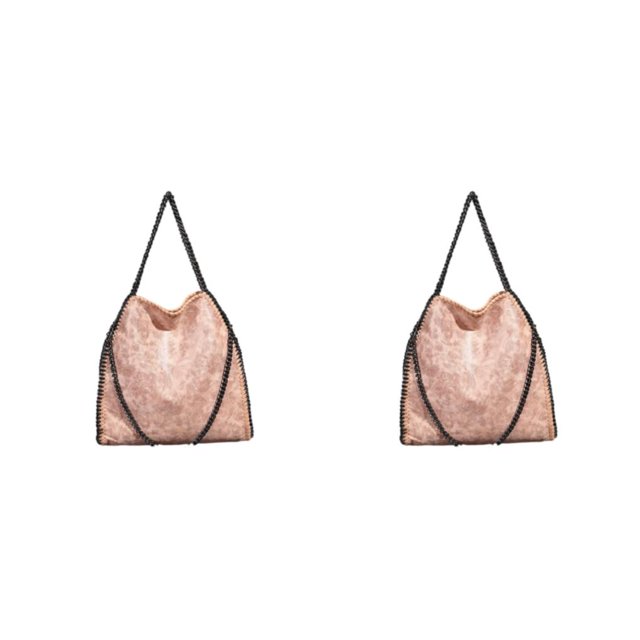 Bolso de hombro Sonducket con cadena alta capacidad moda mujer rosa