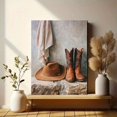 thumbnail image 6 of Qisvanset Western Cowboy Hat and Boots Canvas Wall Art 15.75x11.81 INCHES, 6 of 8