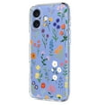 thumbnail image 5 of Compatible with iPhone 16 Plus Case Clear with Flower Design, Cute Soft Silicone TPU Floral Aesthetic Women Girls Transparent Protective Shockproof Anti-Scratch Anti-Yellow Phone Cover, B, 5 of 9