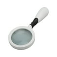 EseeAier Magnifier Handle Round Head Amplification Effect Reading Magnifier with LED Lamp for