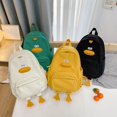 thumbnail image 2 of Hyasfey Funny Backpack Extra Large Capacity Cute Duck Design Nylon Fabric Waterproof Kids School Bag with Adjustable Shoulder Straps, 2 of 8