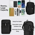 thumbnail image 4 of Multipurpose Cell Phone Carrying Pouch Crossbody Shoulder Bag Purse for iPhone 11 Pro Max Xs Max Xr X 8 7 Plus Galaxy Note 20 Ultra Note 10 Plus S20 S10 Plus, 4 of 7