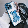 thumbnail image 1 of Estuche para iPhone 13 Pro Max YONGSHENG Oso de Peluche Azul Brillante TPU, 1 of 5