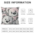 thumbnail image 6 of HENGT Cute Cartoon Koala Print Throw Pillow Covers Decorative Throw Pillows for Couch Sofa Bed Throw Pillow Cover Cushion Covers Pillowcases for Holiday Decorative 2pcs, 6 of 6