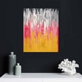 thumbnail image 4 of Nawypu  Pink and Gold Abstract Canvas Wall Art Modern Gold Foil Artwork Luxury Painting Printed on Canvas for Walls Guest Room Girls Gifts Decor, 4 of 4
