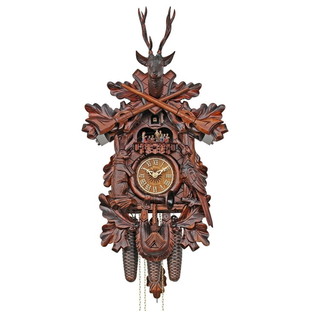 HerrZeit by Adolf Herr Cuckoo Clock - The Hunter's Clock handshingled