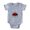 Heather Grey, variant on CafePress - Bite Me Shark - Cute Infant Baby Football Bodysuit