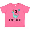thumbnail image 3 of Inktastic 3rd Birthday 3 Year Old Dinosaur Party Boys or Girls Toddler T-Shirt, 3 of 5