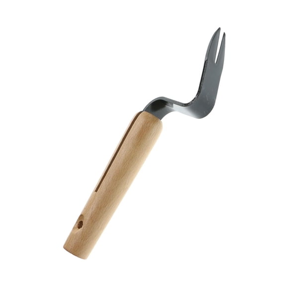 Rastrillo portátil durable del jardín de la bifurcación del jardín de la bifurcación del jardín, hecho del metal, mini 20 cm