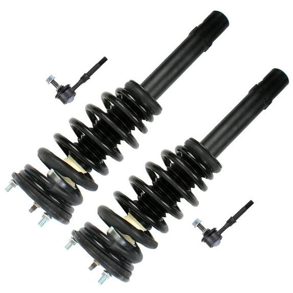 AUTOMUTO Struts & Shocks Quick-Strut Front Strut Spring Assembly Stabilizer Bar Link Fit For 2000-2005 for Hyundai Sonata 2001-2006 for Kia Optima 4PCS