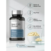 Beta Glucan 1 3D 700 mg | 90 Capsules | Beta 1,3, 1,6 D Glucan | by Horbaach