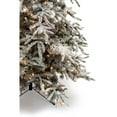 thumbnail image 3 of Trees n Trends 6.5-foot Snowy Flocked Balsam Pre-lit Artificial Christmas Tree - 6.5, 3 of 5