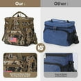 thumbnail image 6 of Maelstrom Tactical Lunch Box for Men, 23L Insulated Lunch Bag, Expandable Double Deck Cooler Bag, Lightweight Leakproof Tote Bag With Side Tissue Pocket, Suit For Men and Women, Camouflage, 6 of 10