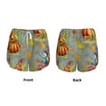 thumbnail image 5 of Lsque Gnomes With Pumpkins Printed Women's Running Shorts with Liner Pockets,Elastic Quick Dry Workout Athletic Gym Yoga Shorts,Womens High Waist Shorts-Medium, 5 of 9