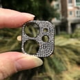 thumbnail image 4 of Jinsinto Rear Camera Decorations for iPhone 14 pro max 3D Bling Bling Diamond Lens Protective with Flash Hole Ring Anti-Fall 4pacs, 4 of 5