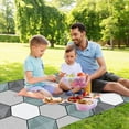 thumbnail image 5 of JML Outdoor Rug Lightweight Plastic Waterproof Outside Mats for Patio,Beach,Camping, 5' x 7', 5 of 5
