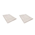 thumbnail image 1 of Advancent Alfombra de baño suave y absorbente para secado rápido y limpieza fácil lavable a máquina Blanco 40*60cm 2Conjunto, 1 of 6