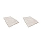 thumbnail image 1 of Bearachild Alfombrilla de baño antideslizante con fondo de TPR para un paso seguro antideslizante de felpa absorbente blanco 40*60cm Blanco 40*60cm 2Conjunto, 1 of 6