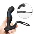 thumbnail image 1 of 1pcs Male Cock ring vibrator wireless remote control Butt plug delayed ejaculation sex toy oso de fresa Electrónica, 1 of 5