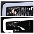 thumbnail image 2 of LED DRL Headlight Clear lens Black Housing Clear Reflector Fit for Ford F250 F350 F450 F550 Super Duty 2005-2007/Fit for Excursion 2005 6C3Z13008DB,6C3Z13008CB, 2 of 9