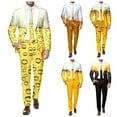 thumbnail image 5 of Zylarhe Men's Oktoberfest Printed Suit Set Trousers Tops Jacket Suit with Jacket, 5 of 5