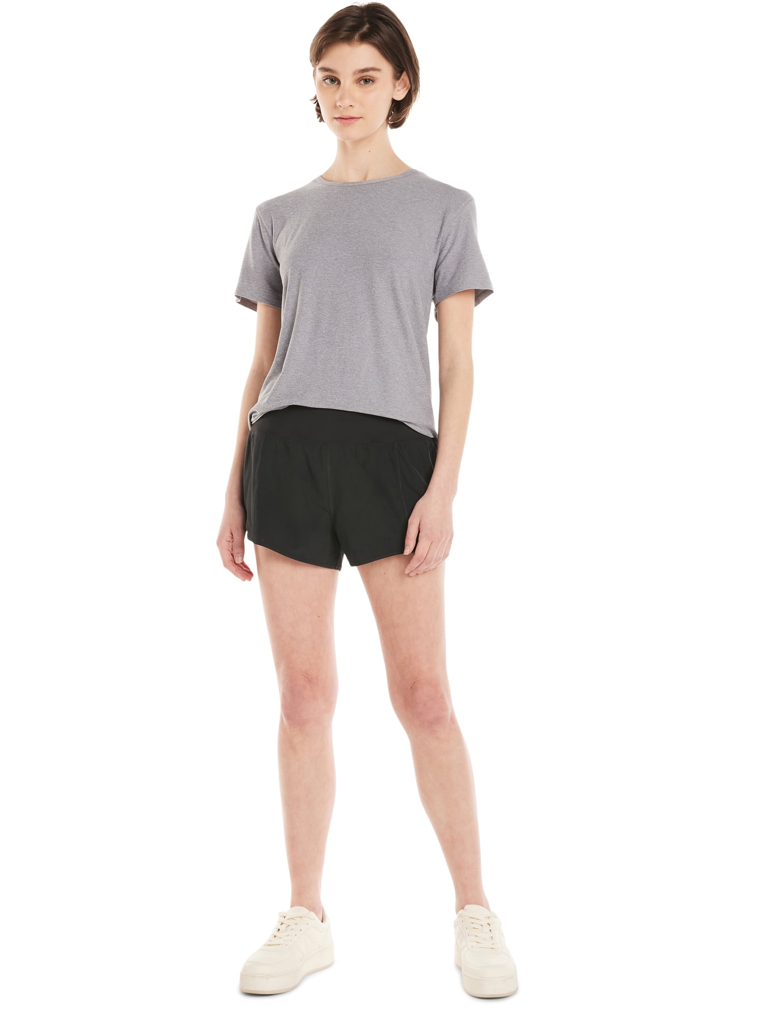 Athletic Works Women's and Women's Plus ButterCore Tee with Short Sleeves, Sizes XS-4X