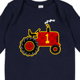 thumbnail image 4 of Inktastic Red Tractor 1st Birthday Boys Long Sleeve Baby Bodysuit, 4 of 5