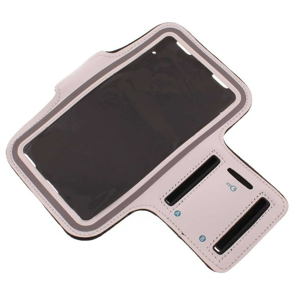 Sports Running Armband for Samsung Galaxy A23 5G Phone - White Gym Workout Case Cover Band W8Y Compatible With Galaxy A23 5G Model