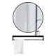 thumbnail image 2 of Espejo de baño Espejo de baño Espejo de baño de pared Espejo redondo Espejo de lavabo Espejo sin perforaciones, 2 of 6
