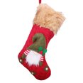 thumbnail image 1 of Ounissouiy Empaquetado de regalo de punto Medias de Navidad Calcetines de anciano sin rostro Aperitivos Colgante Colgante Árbol de Navidad Tejido Bolsa de Kits de decoración para fiestas Rojo Ounissouiy HA069855-02, 1 of 6