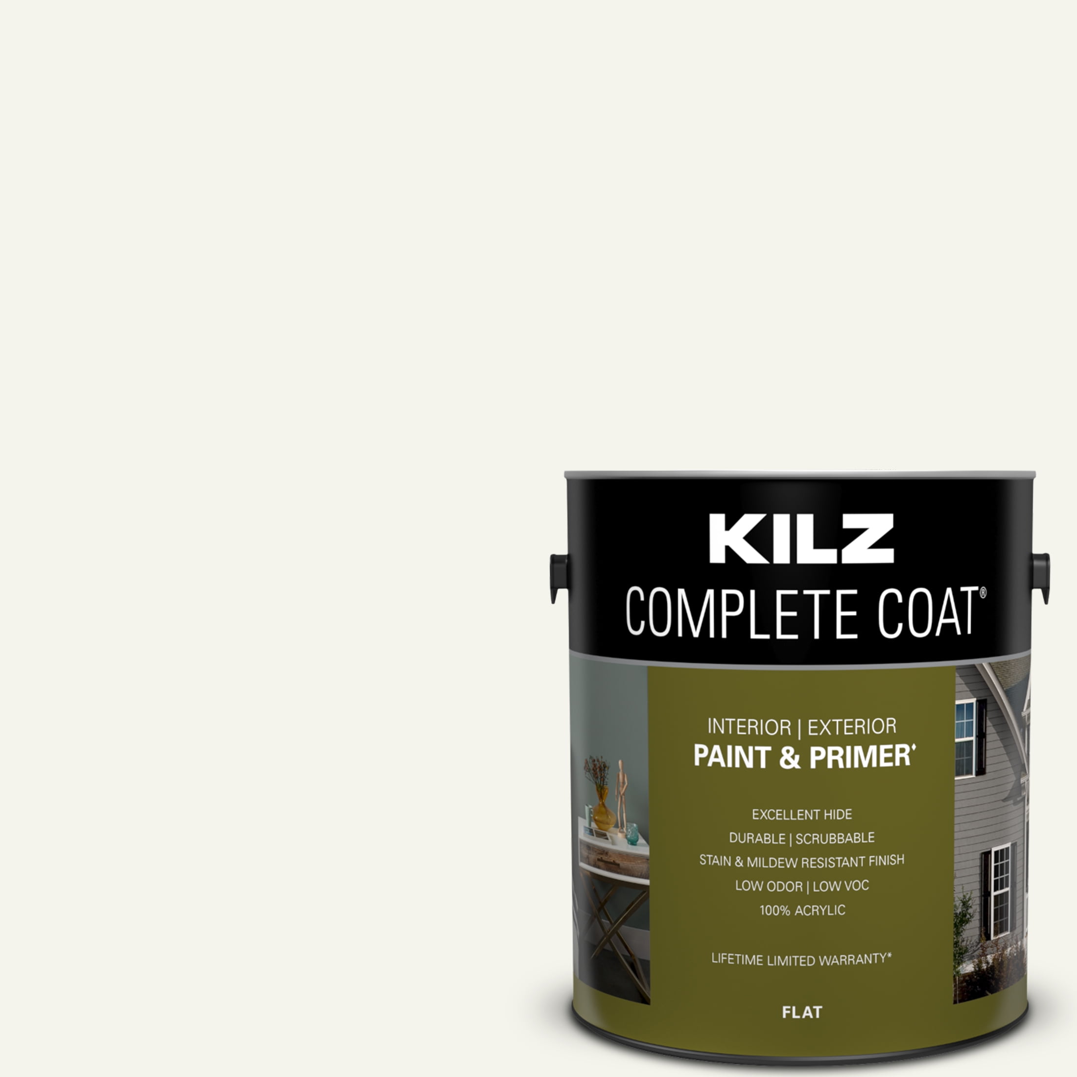 White Wing, KILZ Complete Coat Interior/Exterior Paint & Primer, 1 Gallon #LJ260