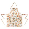 thumbnail image 2 of Corgi Dog and Flower Florals Apron-Garden Aprons for Women with Pockets-Cotton Linen Waterproof Kitchen Cooking Gardening Aprons Adjustable for Kitchen,Cooking,BBQ and Salon 33x27 Inch, 2 of 7