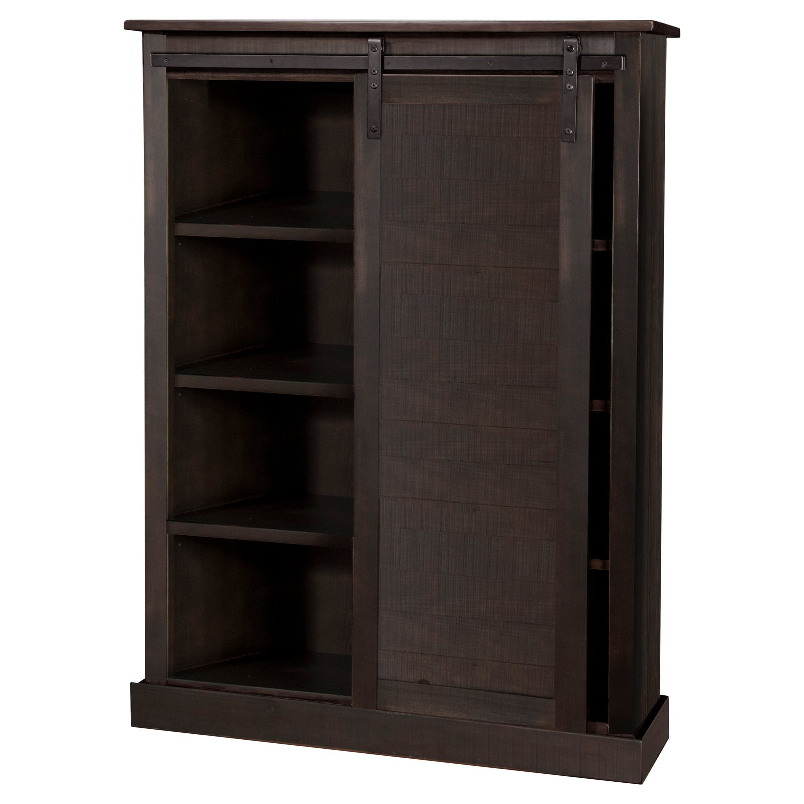 Sliding barn on sale door bookcase walmart