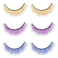 thumbnail image 3 of Fake Eyelashes 3D Multilayer Colored False Eyelashes with Assorted Colors 3Pairs, 3 of 4