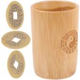 thumbnail image 5 of Juego de 1 cubo de herramientas para adivinación budista con monedas de cobre de Mizh, 5 of 5